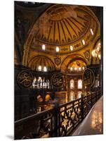 Interior of Hagia Sofia (Aya Sofya), Sultanahmet, Istanbul, Turkey-Ben Pipe-Mounted Photographic Print