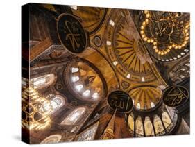 Interior of Hagia Sofia (Aya Sofya), Sultanahmet, Istanbul, Turkey-Ben Pipe-Stretched Canvas