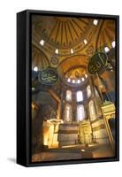 Interior of Hagia Sophia (Aya Sofya Mosque) (The Church of Holy Wisdom)-Neil Farrin-Framed Stretched Canvas