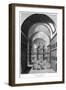 Interior of Hagia Sophia, Constantinople, Engraving, 1815-null-Framed Giclee Print