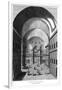 Interior of Hagia Sophia, Constantinople, Engraving, 1815-null-Framed Giclee Print