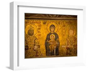 Interior of Hagia Sophia, Istanbul, Turkey-Darrell Gulin-Framed Photographic Print