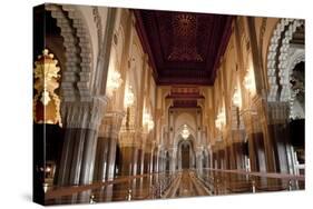 Interior of Hassan Ii Mosque, Casablanca, Morocco, Africa-Ben Pipe-Stretched Canvas