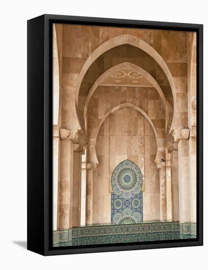 Interior of Hassan Ii Mosque, Casablanca, Morocco, Africa-Ben Pipe-Framed Stretched Canvas