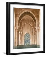 Interior of Hassan Ii Mosque, Casablanca, Morocco, Africa-Ben Pipe-Framed Photographic Print