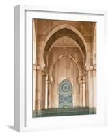 Interior of Hassan Ii Mosque, Casablanca, Morocco, Africa-Ben Pipe-Framed Photographic Print