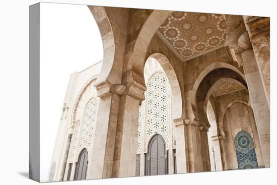 Interior of Hassan Ii Mosque, Casablanca, Morocco, Africa-Ben Pipe-Stretched Canvas