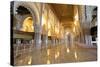 Interior of Hassan Ll Mosque, Casablanca, Morocco, North Africa, Africa-Neil Farrin-Stretched Canvas