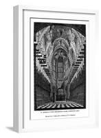 Interior of Henry VII Chapel, Westminster Abbey, 1843-J Jackson-Framed Giclee Print