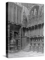 Interior of Henry VII's Lady Chapel, Westminster Abbey-Frederick Henry Evans-Stretched Canvas