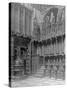 Interior of Henry VII's Lady Chapel, Westminster Abbey-Frederick Henry Evans-Stretched Canvas