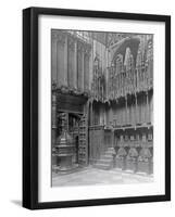 Interior of Henry VII's Lady Chapel, Westminster Abbey-Frederick Henry Evans-Framed Photographic Print