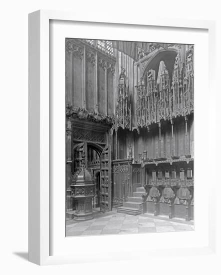 Interior of Henry VII's Lady Chapel, Westminster Abbey-Frederick Henry Evans-Framed Photographic Print