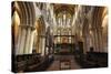 Interior of Hexham Abbey, Northumberland, 2010-Peter Thompson-Stretched Canvas