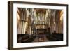 Interior of Hexham Abbey, Northumberland, 2010-Peter Thompson-Framed Photographic Print
