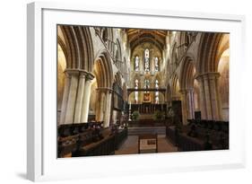 Interior of Hexham Abbey, Northumberland, 2010-Peter Thompson-Framed Photographic Print