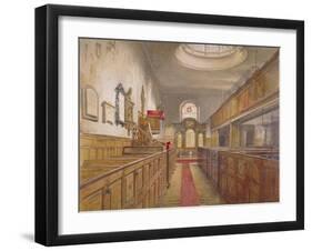 Interior of Holy Trinity, Minories, London, 1881-John Crowther-Framed Giclee Print