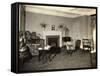 Interior of Hotel Living Room-null-Framed Stretched Canvas