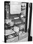 Interior of Hotpoint Refrigerator Prototype-null-Stretched Canvas