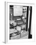 Interior of Hotpoint Refrigerator Prototype-null-Framed Photographic Print