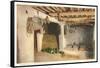 Interior of House, Isleta Pueblo, New Mexico-null-Framed Stretched Canvas