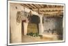 Interior of House, Isleta Pueblo, New Mexico-null-Mounted Art Print