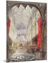 Interior of King's College Chapel, 1843-Joseph Murray Ince-Mounted Giclee Print