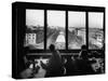 Interior of Ko Blick Cafe, Overlooking Konigs Allee-Ralph Crane-Stretched Canvas