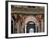 Interior of Kunsthistorisches Museum, Vienna, Figures of Ancient Greece and Ancient Egypt-Gustav Klimt-Framed Giclee Print