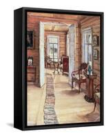 Interior of L. Panteleev's House in Murmanov, 1913-Anna Nikolaeva Karinskaya-Framed Stretched Canvas