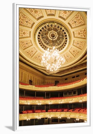 Interior of Latvian National Opera Building, Riga, Latvia, Baltic States, Europe-Ben Pipe-Framed Premium Photographic Print