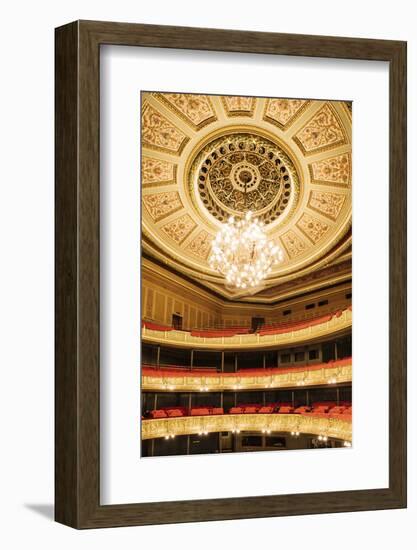 Interior of Latvian National Opera Building, Riga, Latvia, Baltic States, Europe-Ben Pipe-Framed Photographic Print