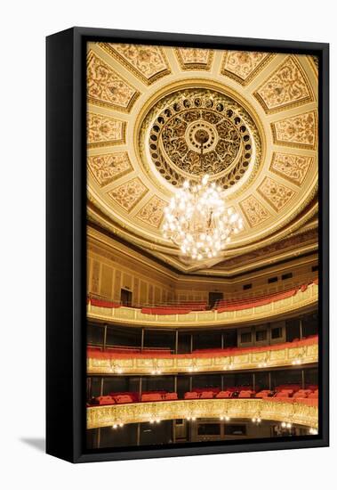 Interior of Latvian National Opera Building, Riga, Latvia, Baltic States, Europe-Ben Pipe-Framed Stretched Canvas