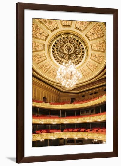 Interior of Latvian National Opera Building, Riga, Latvia, Baltic States, Europe-Ben Pipe-Framed Premium Photographic Print