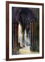 Interior of Lincoln Cathedral, 1924-1926-FP Dickinson-Framed Giclee Print