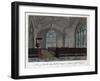 Interior of Lincoln's Inn Chapel, London, 1811-Pals-Framed Giclee Print