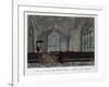 Interior of Lincoln's Inn Chapel, London, 1811-Pals-Framed Giclee Print