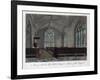 Interior of Lincoln's Inn Chapel, London, 1811-Pals-Framed Giclee Print