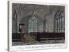 Interior of Lincoln's Inn Chapel, London, 1811-Pals-Stretched Canvas