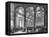 Interior of Lloyd's of London-English School-Framed Stretched Canvas