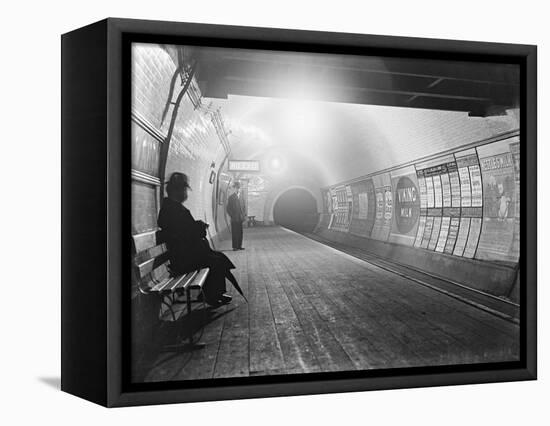 Interior of London Subway-null-Framed Stretched Canvas