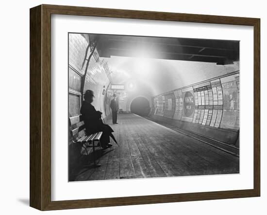 Interior of London Subway-null-Framed Photographic Print