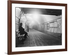 Interior of London Subway-null-Framed Photographic Print