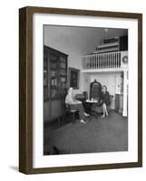 Interior of Louis Kentner's House-Madame Yevonde-Framed Photographic Print