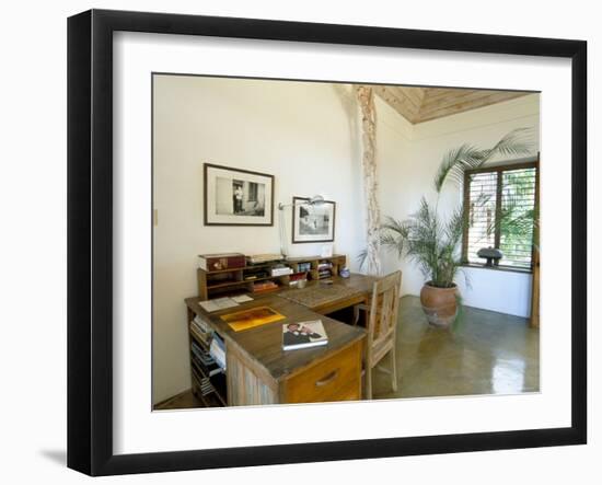 Interior of Luxury Hotel, Formerly Ian Fleming's House, Goldeneye, St. Mary-Sergio Pitamitz-Framed Photographic Print