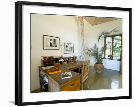 Interior of Luxury Hotel, Formerly Ian Fleming's House, Goldeneye, St. Mary-Sergio Pitamitz-Framed Photographic Print