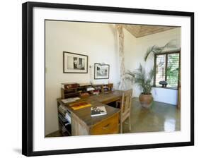 Interior of Luxury Hotel, Formerly Ian Fleming's House, Goldeneye, St. Mary-Sergio Pitamitz-Framed Photographic Print