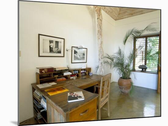 Interior of Luxury Hotel, Formerly Ian Fleming's House, Goldeneye, St. Mary-Sergio Pitamitz-Mounted Photographic Print