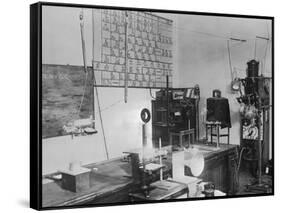 Interior of Madame Curie's Laboratory-null-Framed Stretched Canvas