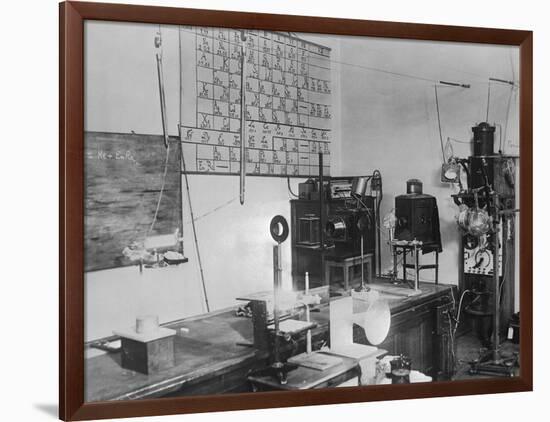 Interior of Madame Curie's Laboratory-null-Framed Photographic Print